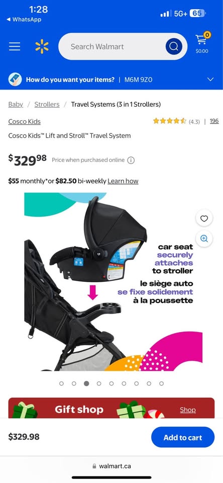 Cosco Kids™ Lift and Stroll™ Travel System - photo 4