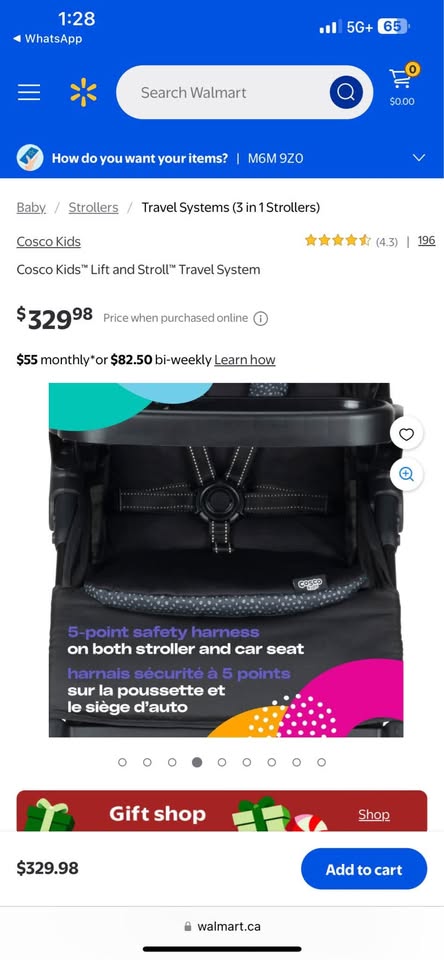 Cosco Kids™ Lift and Stroll™ Travel System - photo 5