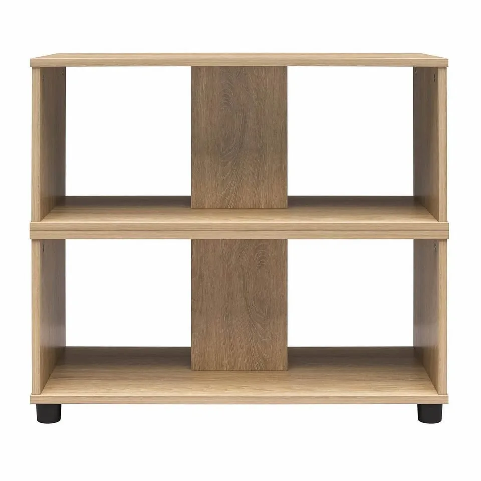 Mainstays TV Stand for TVs up to 70 inches, Natural image indicator(4)