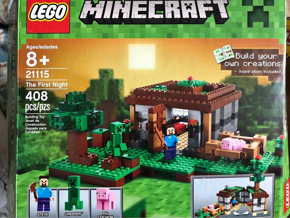 Lego Minecraft First Night (parts missing)