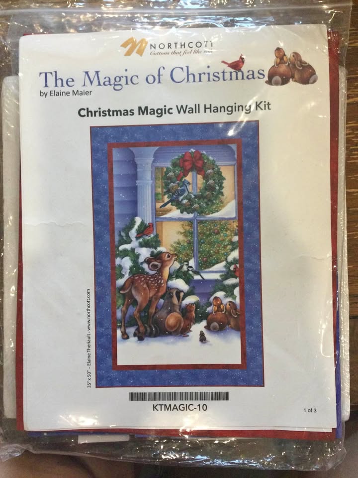 The Magic of Christmas wall hanging by Northcott