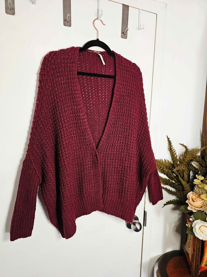 Free People Wool Angora Blend Oversized Dolman Cardigan Sweater - photo 2