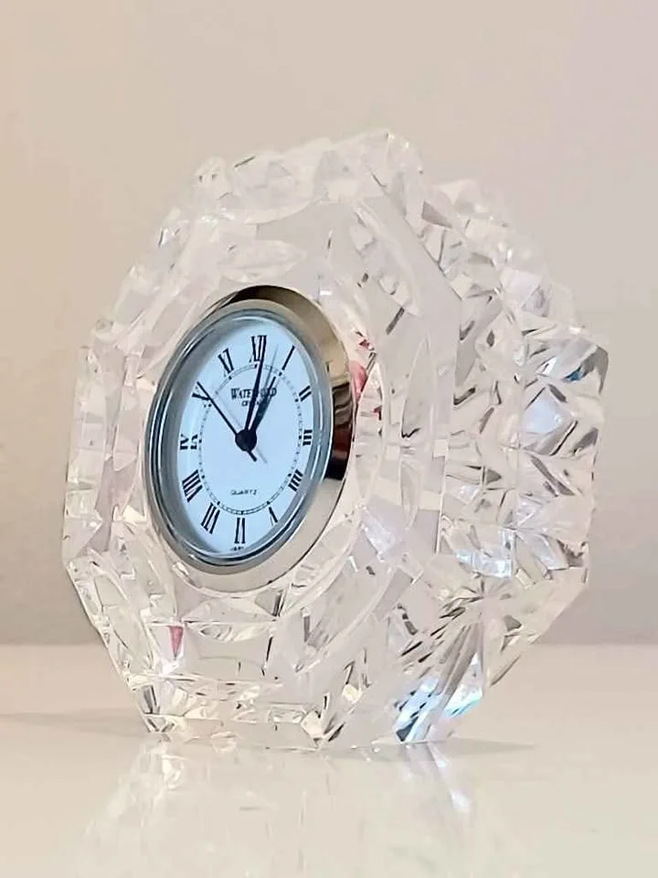 Waterford Octagonal Crystal Clock image indicator(3)