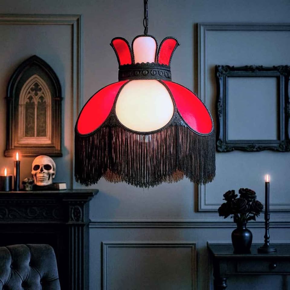Gothic Glass Shade Lamp/Chandelier - photo 3