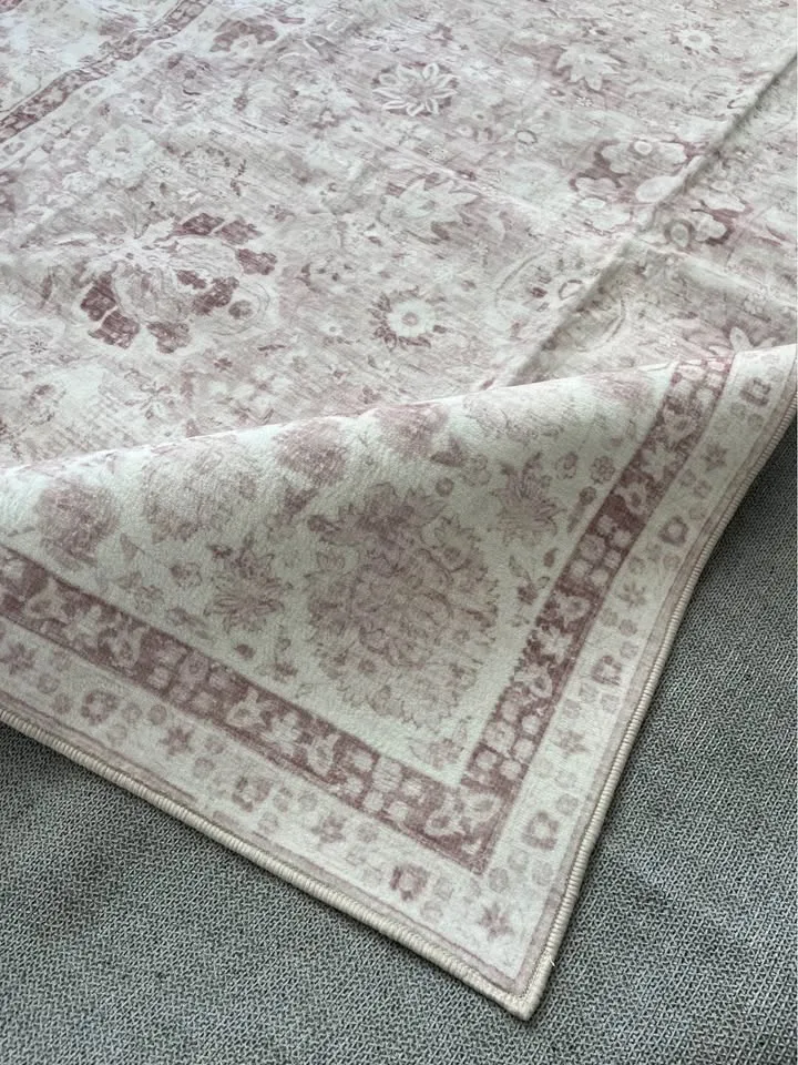 🌸🌸Brand New Pink Floral 5x8ft Rea Rug image indicator(2)