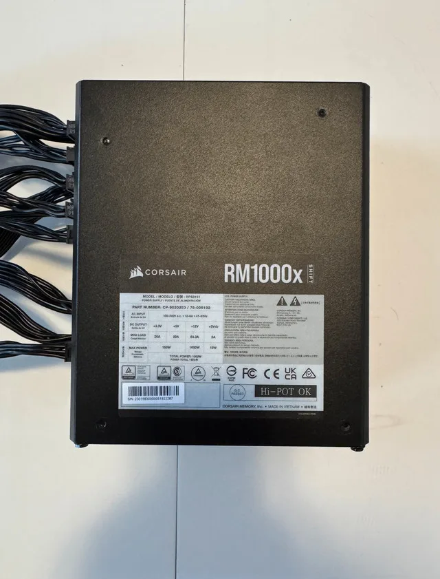 Corsair RM1000x Shift 1000W 80+ Gold Power supply image indicator(2)