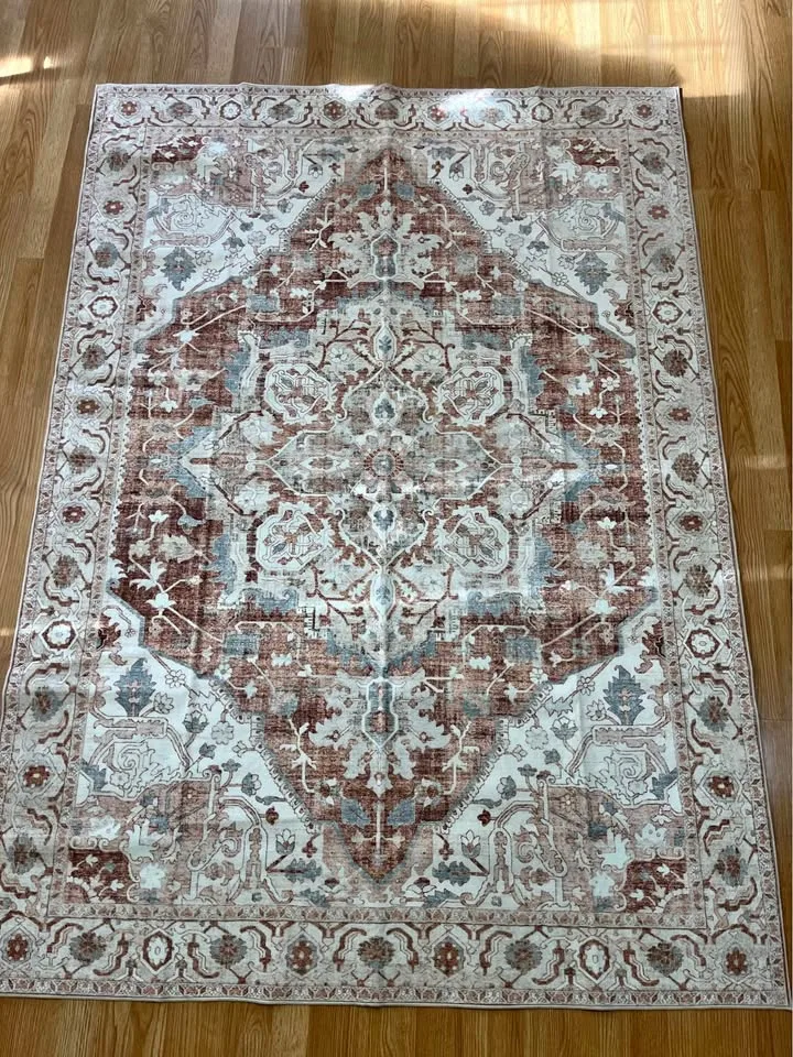 Brand New Caramel Beige 5x7ft Area Rug