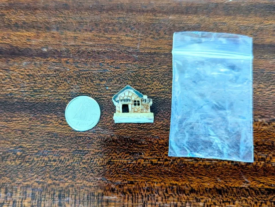 Miniature Stone Cottage Figurine image indicator(2)