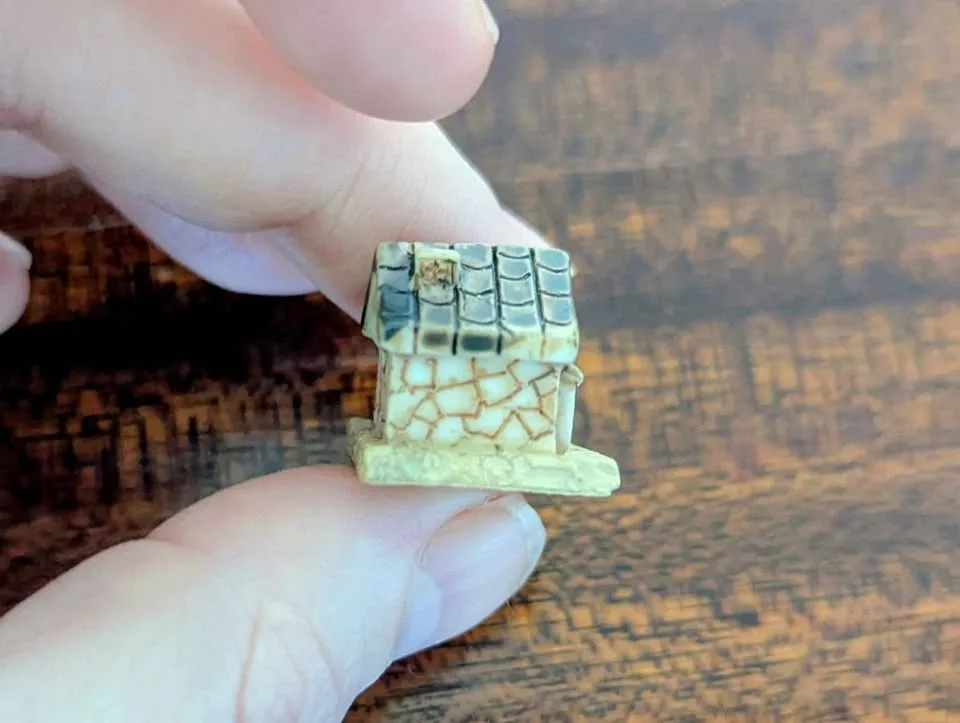 Miniature Stone Cottage Figurine image indicator(5)