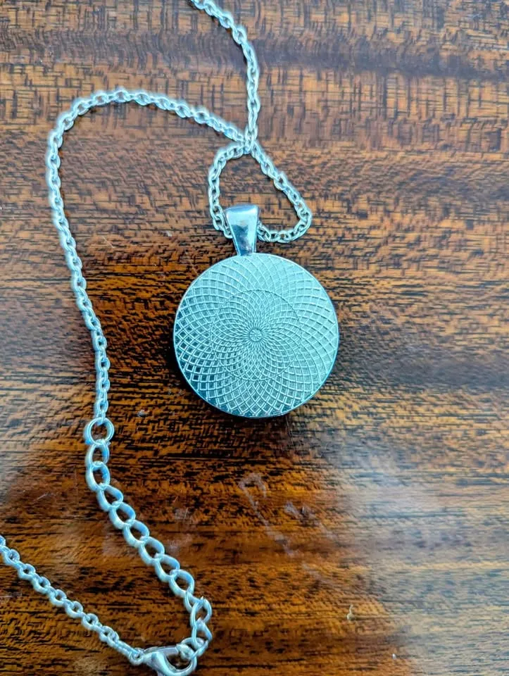 Beautiful Blue & Silver Hummingbird Pendant Necklace 🥕 image indicator(3)