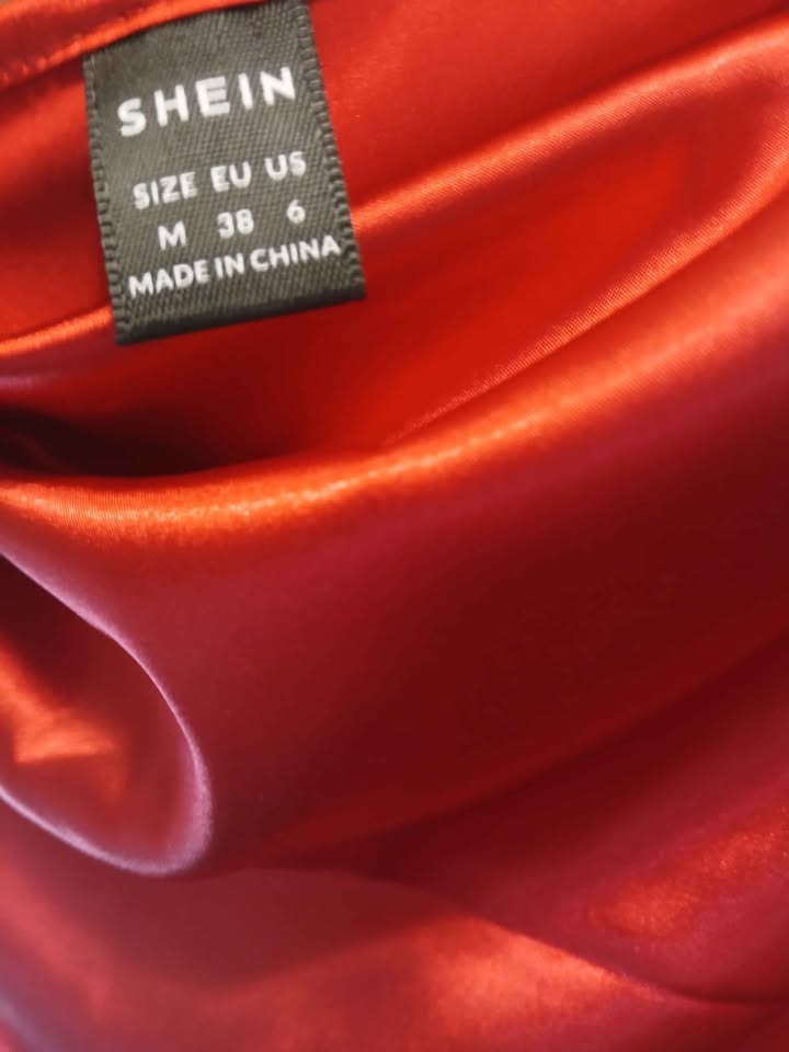 Satin Red Dress - photo 3