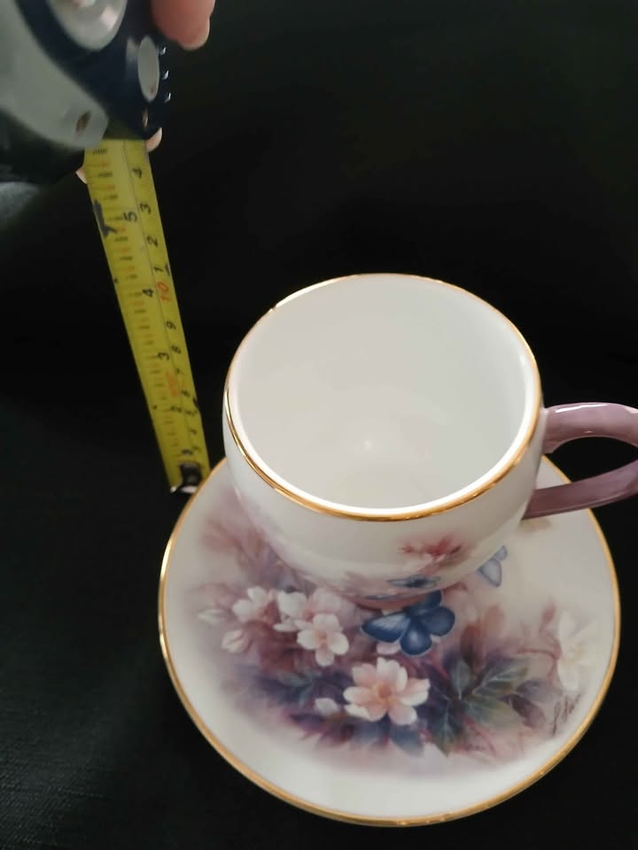 Lena Liu Blossoms & Butterflies Tea Cup and Saucer - photo 3