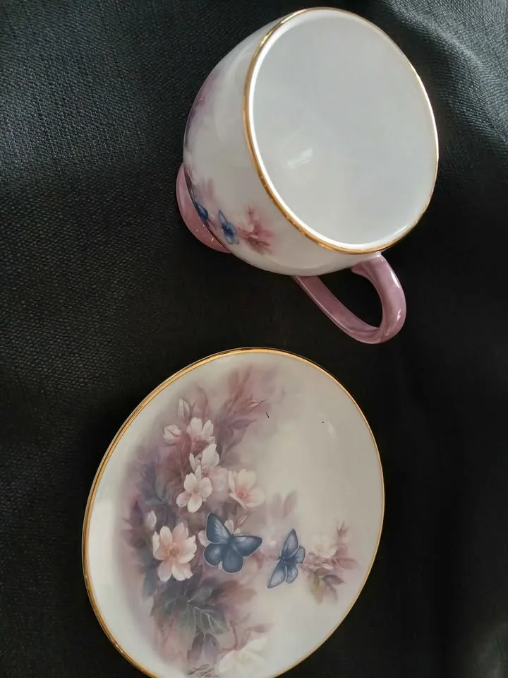 Lena Liu Blossoms & Butterflies Tea Cup and Saucer image indicator(4)