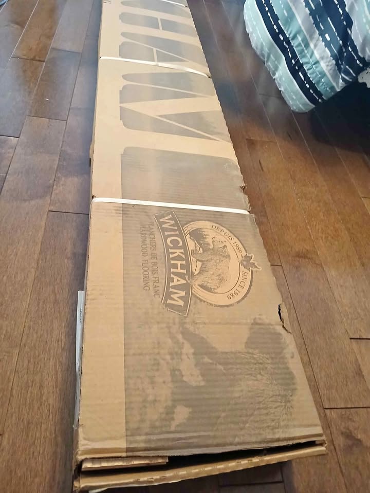 ONE unopened box of HARDWOOD SEE PICS