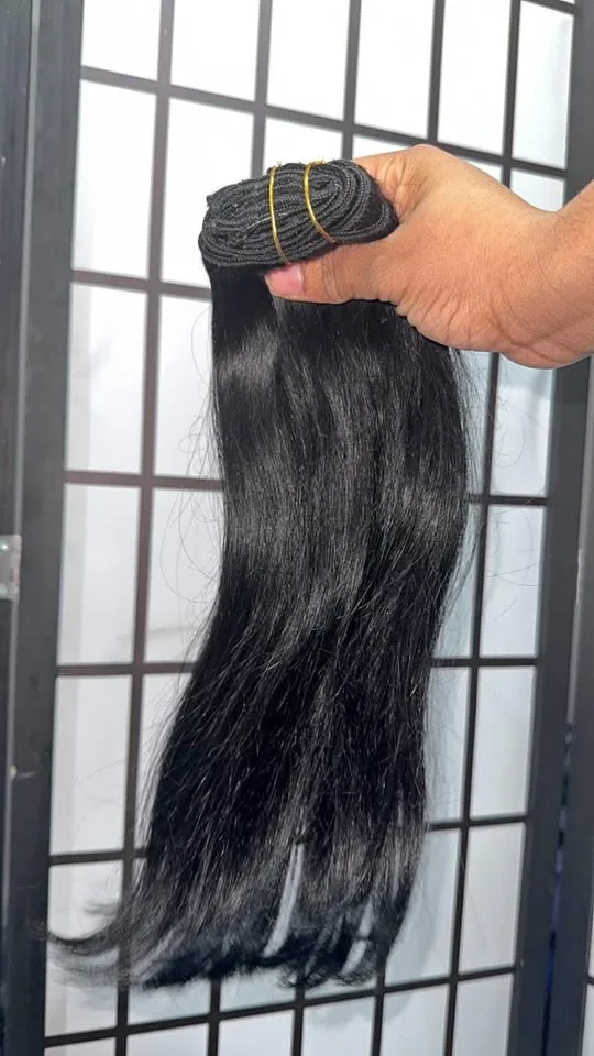 Clip-in Hair Extensions - Jet Black
