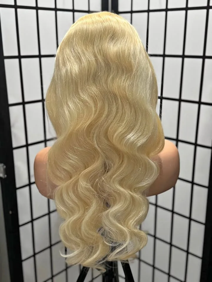 28” Body Wave 613 Blonde Wig