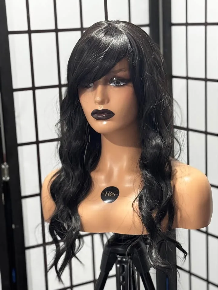22” Realistic Wig with Bangs – Only $70! image indicator(4)