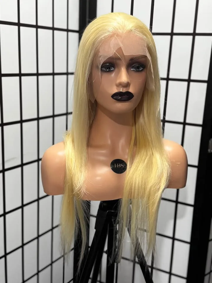 26” Blonde Human Hair Wig for Sale image indicator(2)
