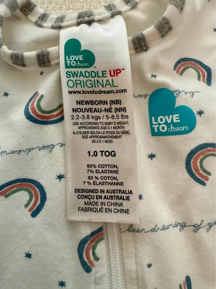 Swaddle Up Love to Dream Sleepers - Newborn (5-8.5lbs) image indicator(4)