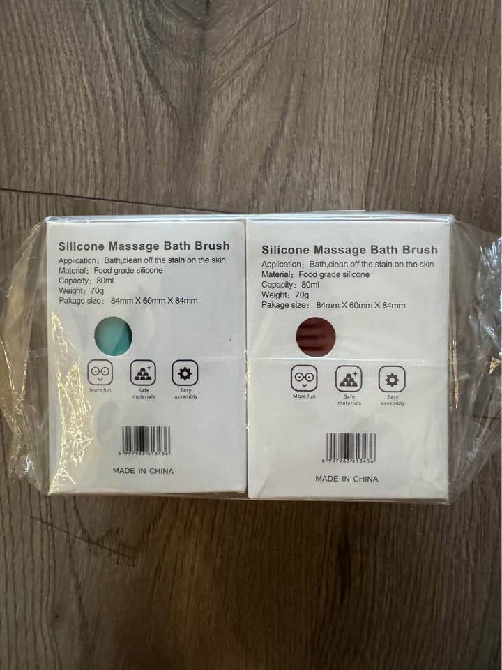 Silicon massage bath brush - photo 2