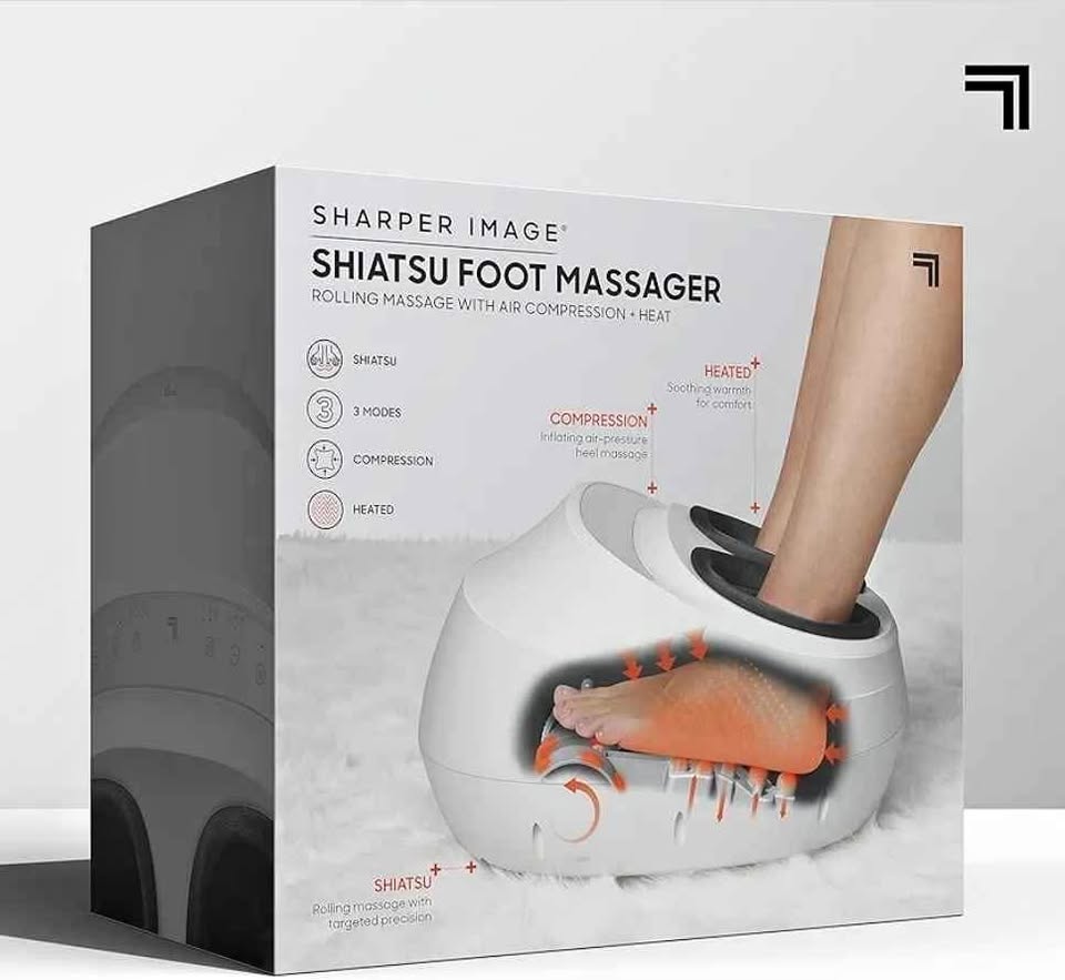 SHARPER IMAGE Shiatsu Foot Massager