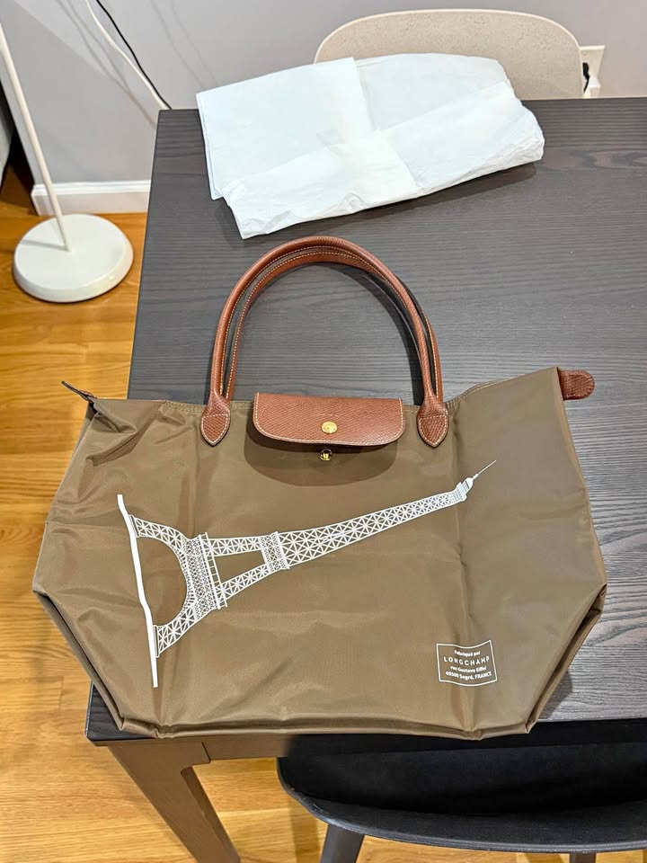 Longchamp Le Pliage Tour Eiffel Tote Bag (Limited Edition)