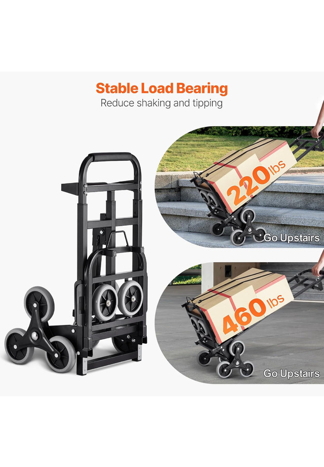 VEVOR Stair Climbing Cart, 460 lbs Capacity - photo 3