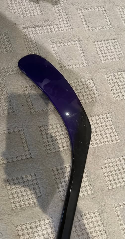 CCM Ribcor Prime Hockey Stick, Youth, Purple/Black - photo 4