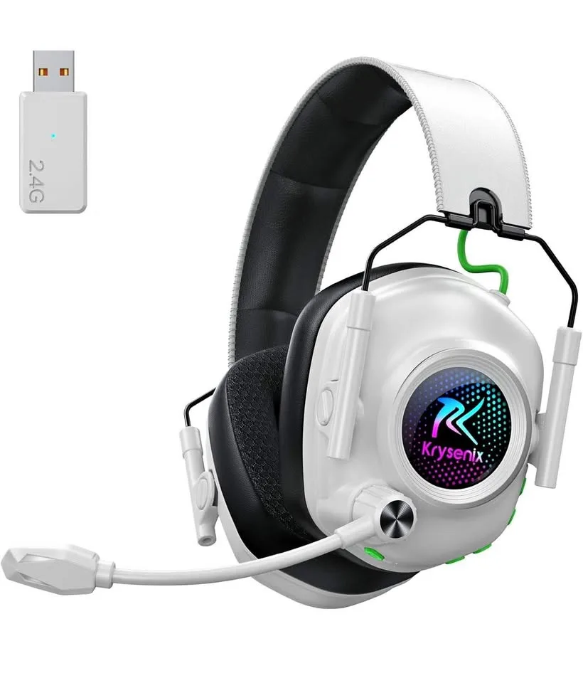 Wireless Gaming Headset with Noise Canceling Microphone for PC thumbnail
