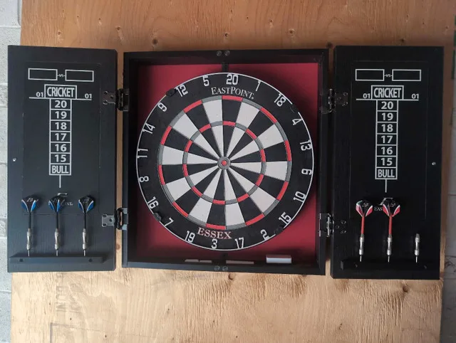 EastPoint Essex Dartboard Cabinet Set thumbnail