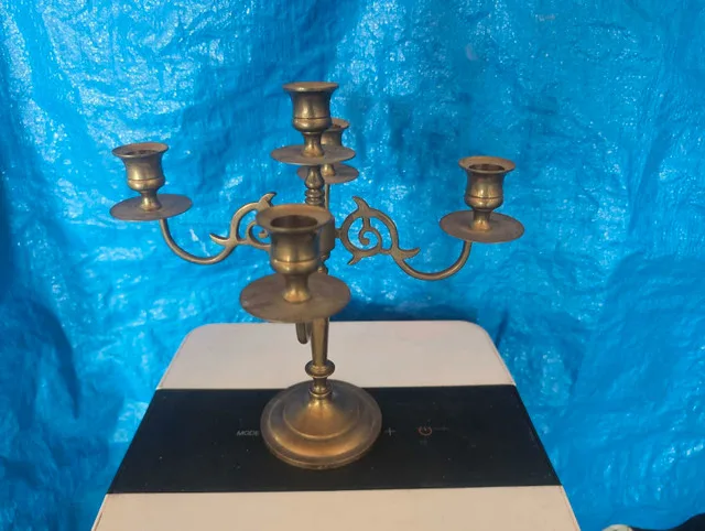 Vintage Brass Candelabra thumbnail