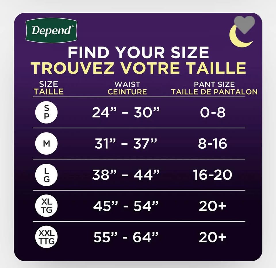 Depend Adult Diapers sizes Medium/ Large /XL - photo 4