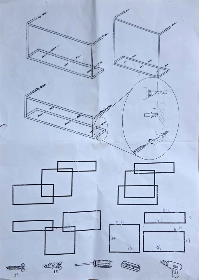 Industrial floating iron matt shelves - photo 5