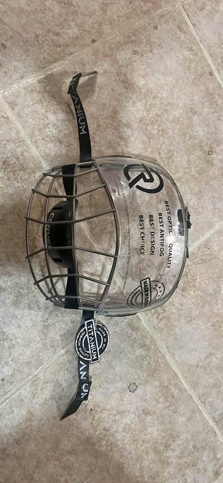 Hockey Ninja Hybrid Visor Titanium