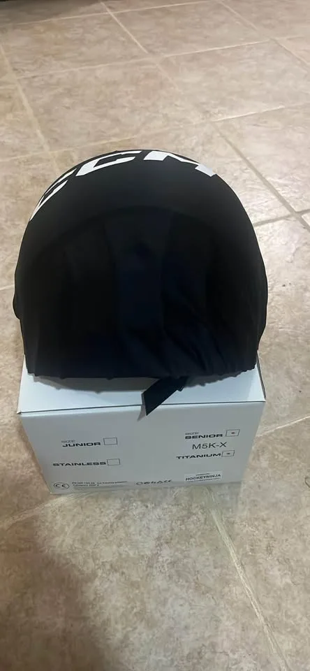 Hockey Ninja Hybrid Visor Titanium image indicator(2)