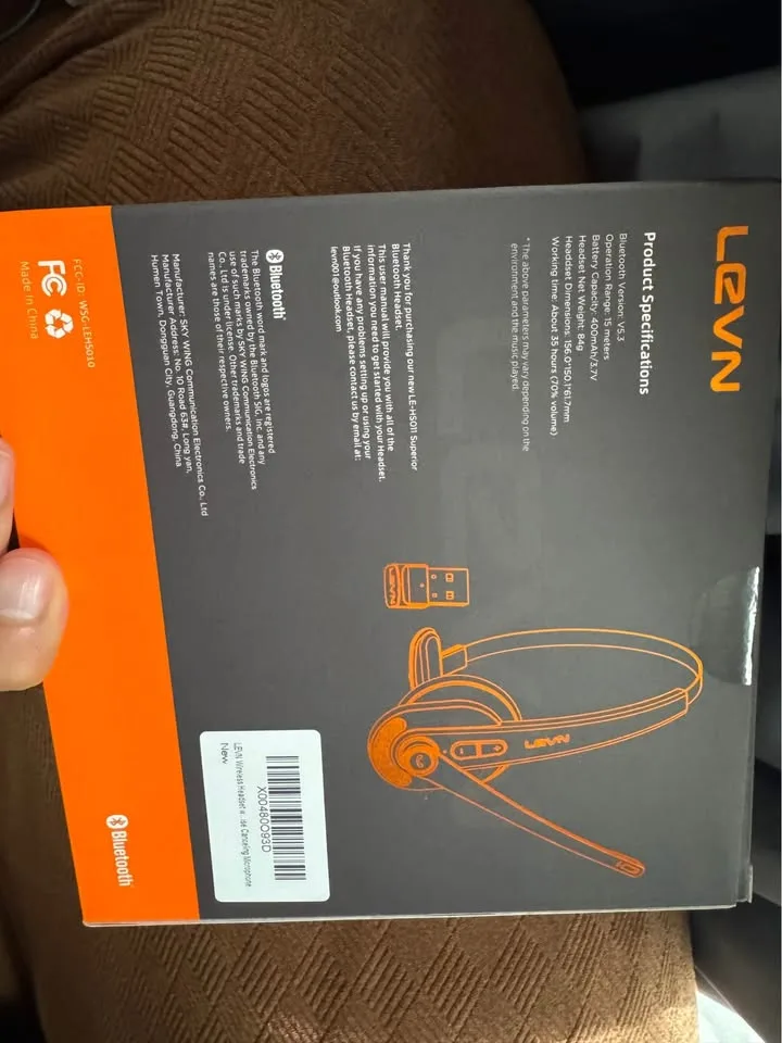 Wireless Headset with Mic for Work image indicator(9)