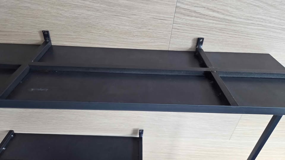 Spirit Gunmetal matt black iron shelf - photo 5