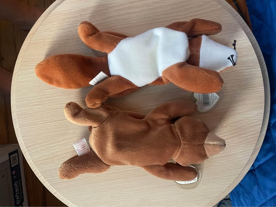 4th Gen Beanie Babies Cubby the Bear Sly the Fox - photo 5