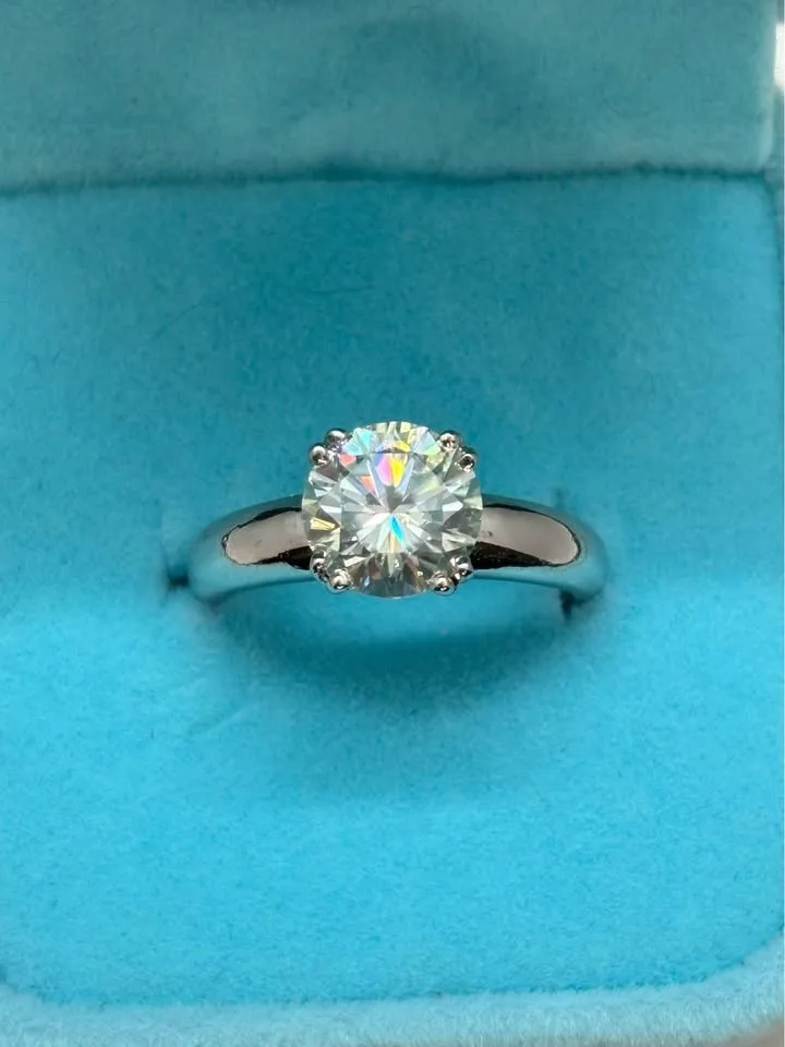 2.24ct MOISSANITE RING size 7 image indicator(2)