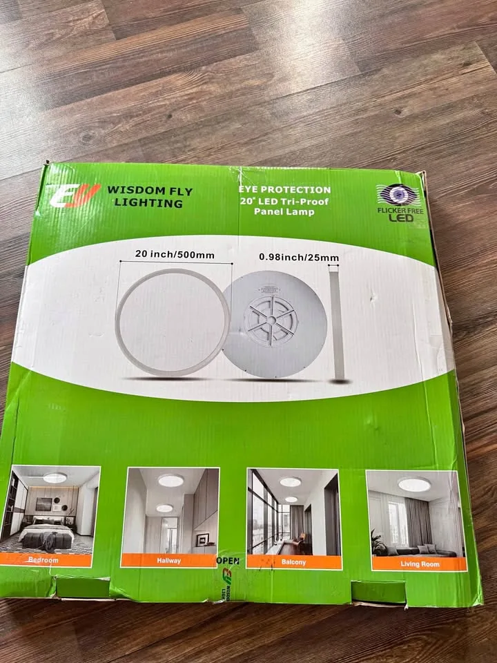 20 Inch Large LED Flush Mount Ceiling Light