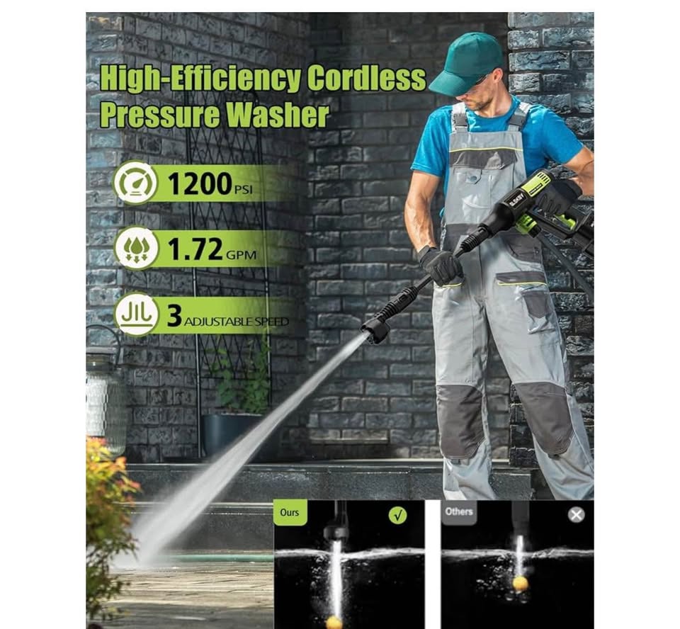 Portable Pressure Washer Cordless - photo 5