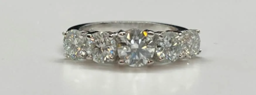 2.21ct MOISSANITE RING size 7 image indicator(2)