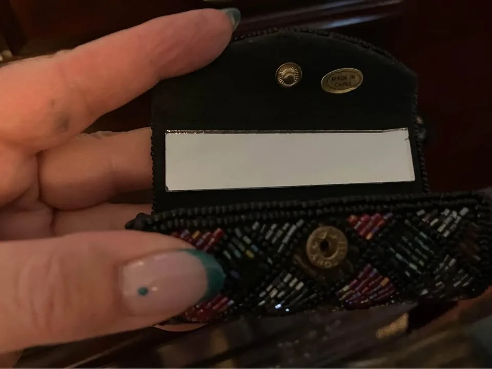 $5 Each Beaded Lisptick Holder with Mirror image indicator(3)