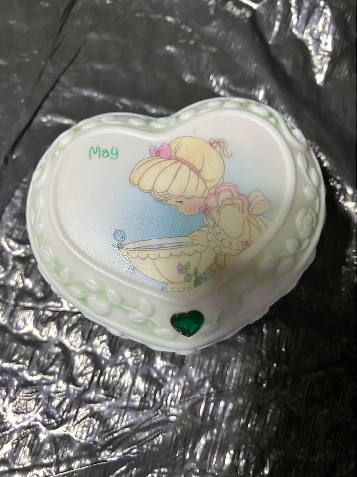 Precious Moments month of May Trinket Box