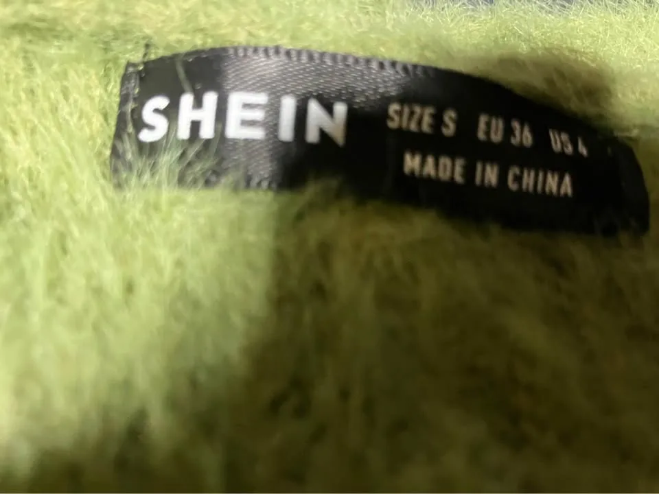 Olive Green Cropped Sweater Size Small image indicator(2)