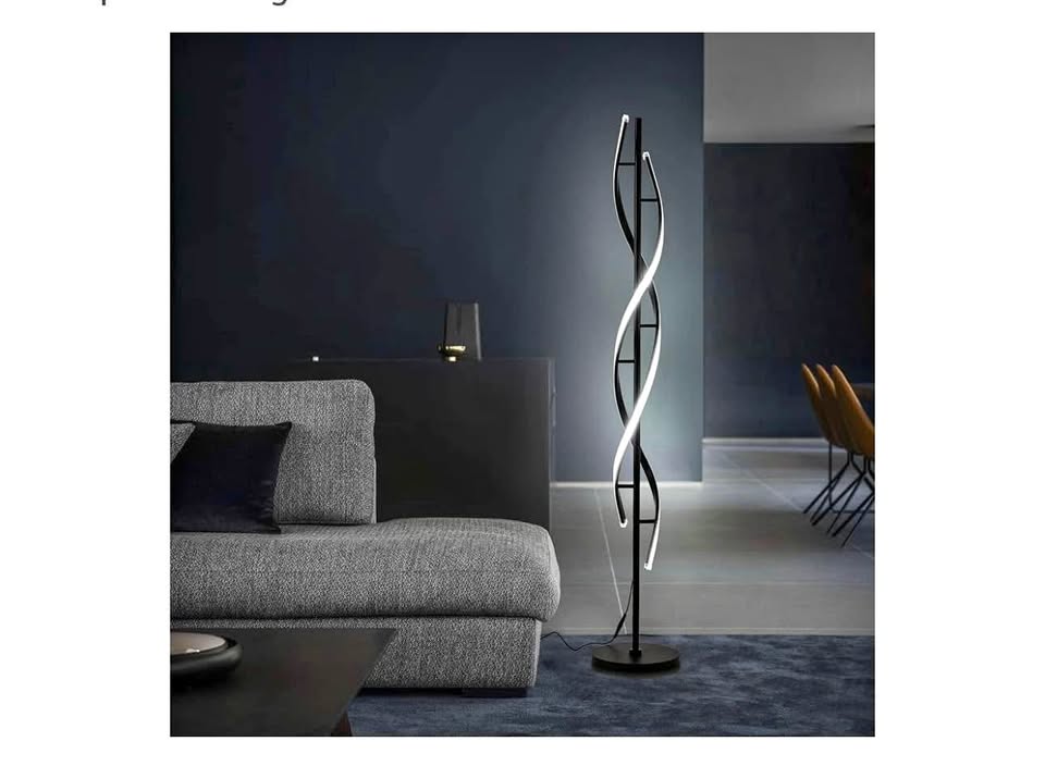 Spiral LED Floor Lamp