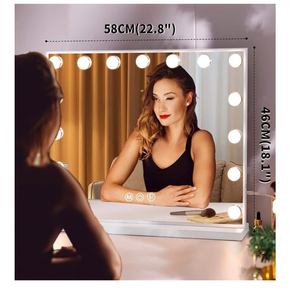 Hansong Large Vanity Mirror with Lights - photo 5