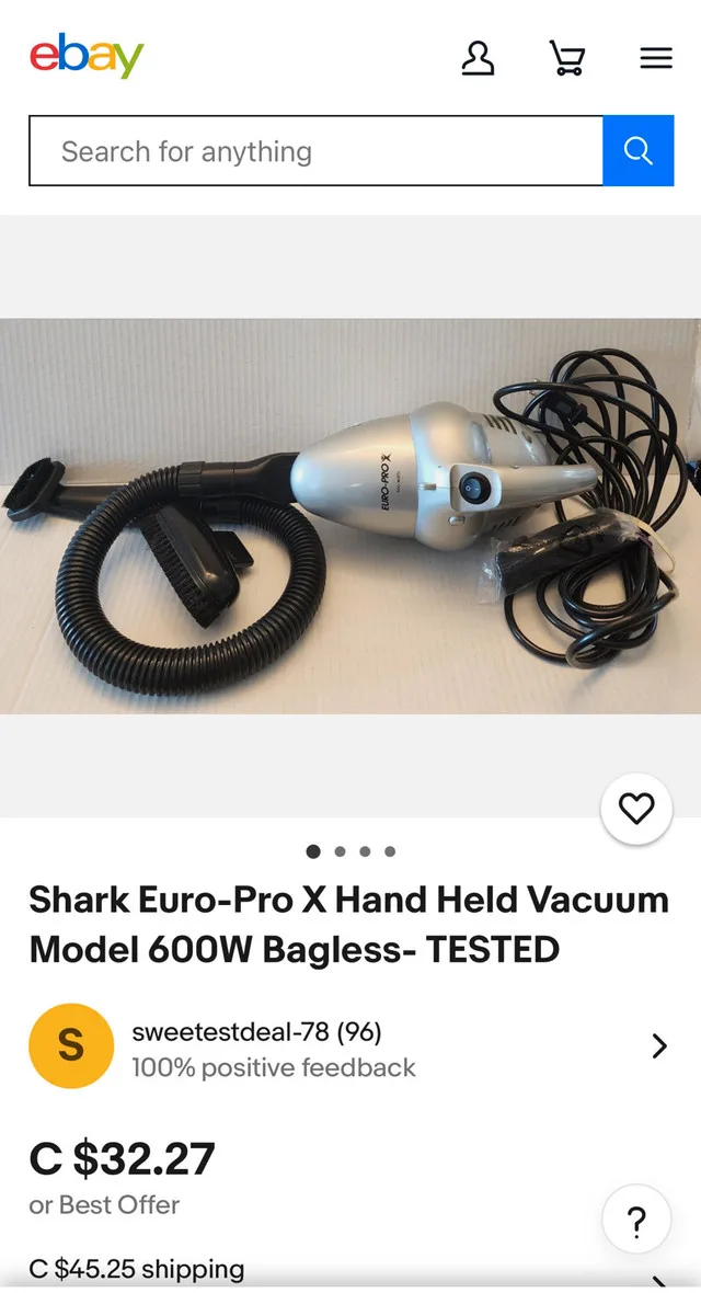 Shark - Hand Held Vacuum 700W image indicator(4)