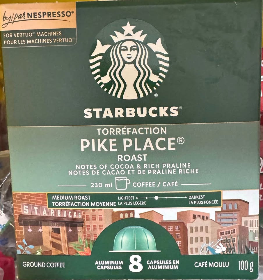 Starbucks Pike Roast Nespresso Vertuo 2026