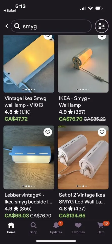 IKEA SMYG lamp x 2 image indicator(4)